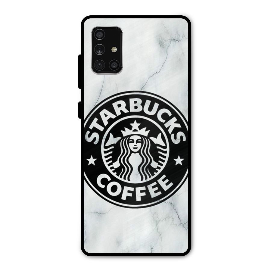 StarBuck Marble Metal Back Case for Galaxy A71