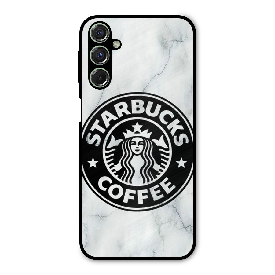 StarBuck Marble Metal Back Case for Galaxy F34