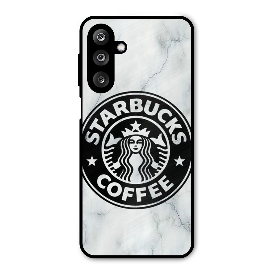 StarBuck Marble Metal Back Case for Galaxy M36