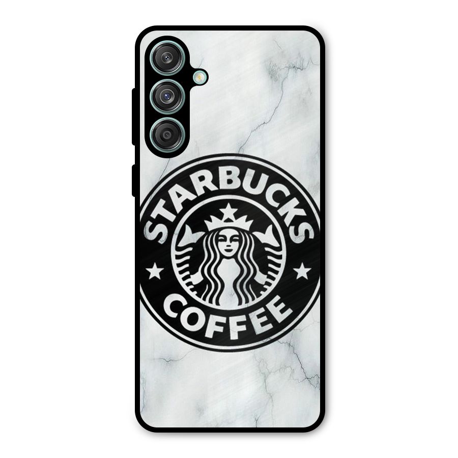 StarBuck Marble Metal Back Case for Galaxy M55 5G