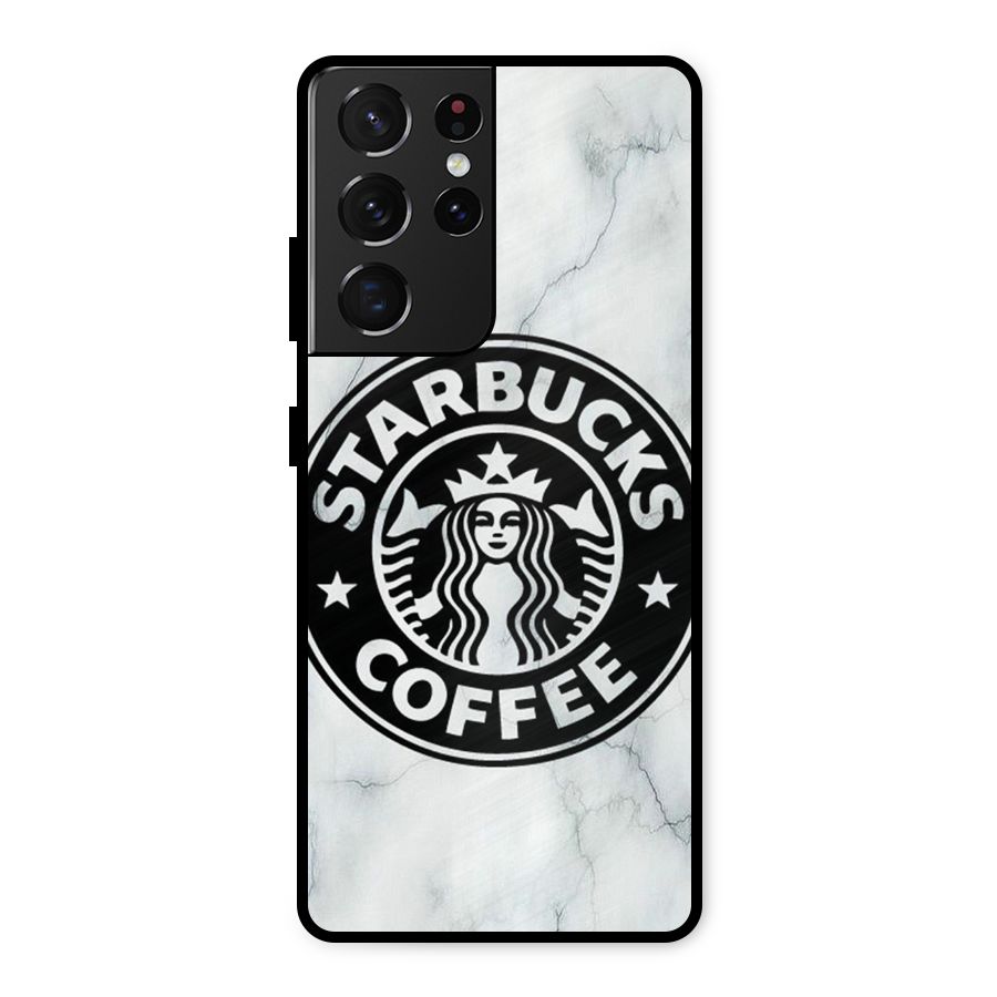 StarBuck Marble Metal Back Case for Galaxy S21 Ultra 5G