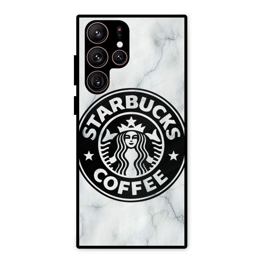 StarBuck Marble Metal Back Case for Galaxy S22 Ultra 5G