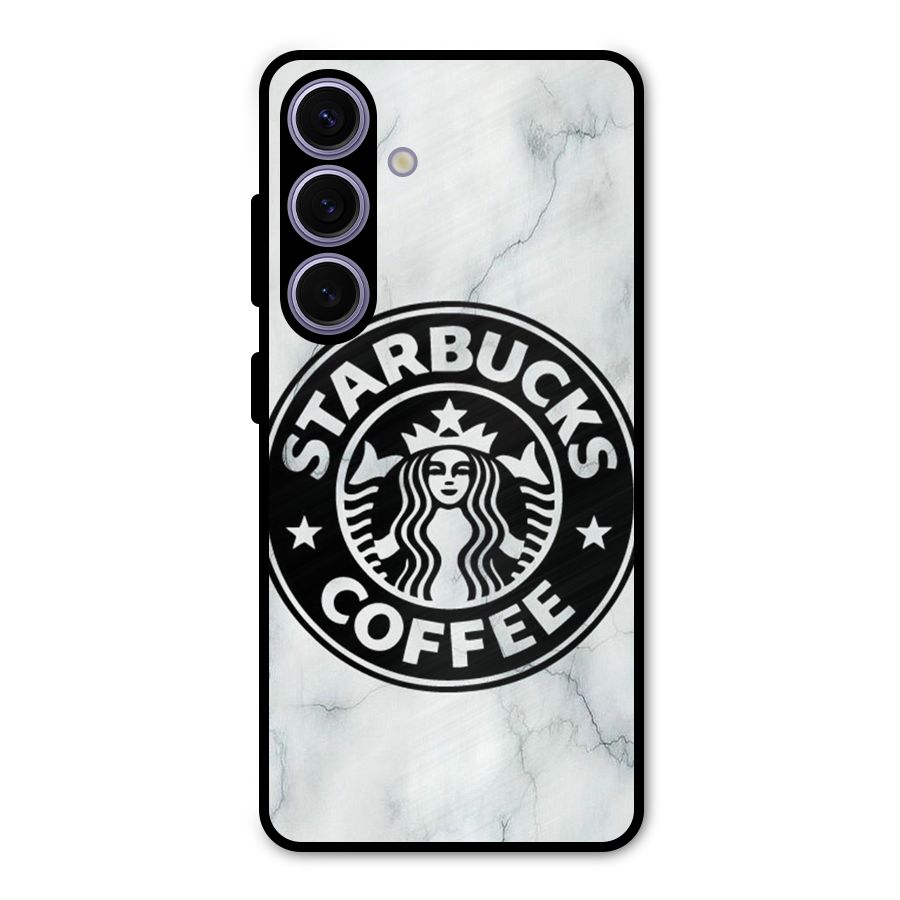 StarBuck Marble Metal Back Case for Galaxy S24