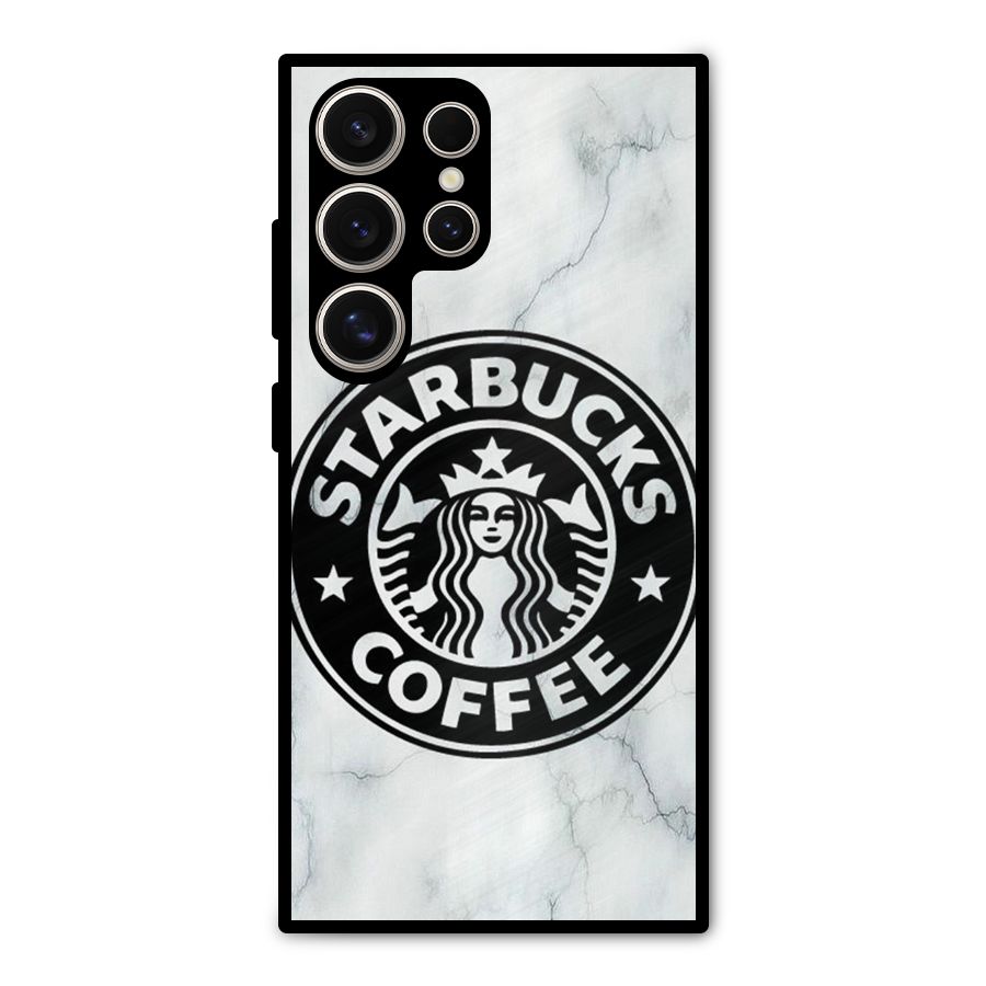 StarBuck Marble Metal Back Case for Galaxy S24 Ultra