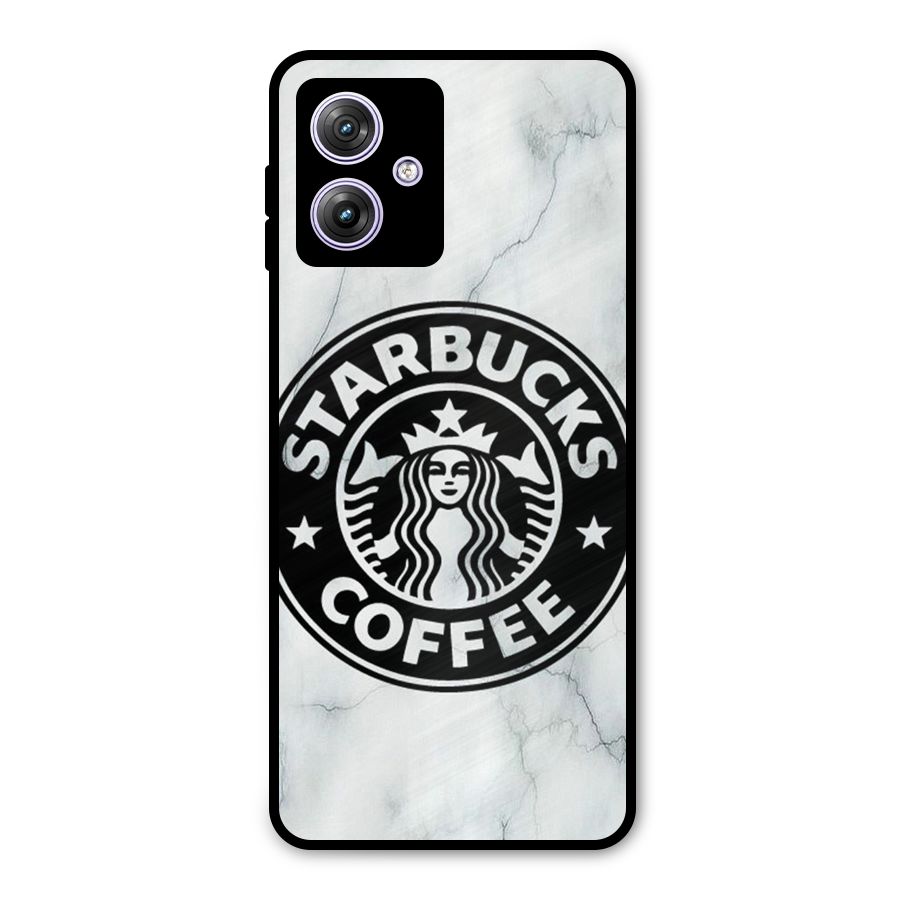 StarBuck Marble Metal Back Case for Moto G64