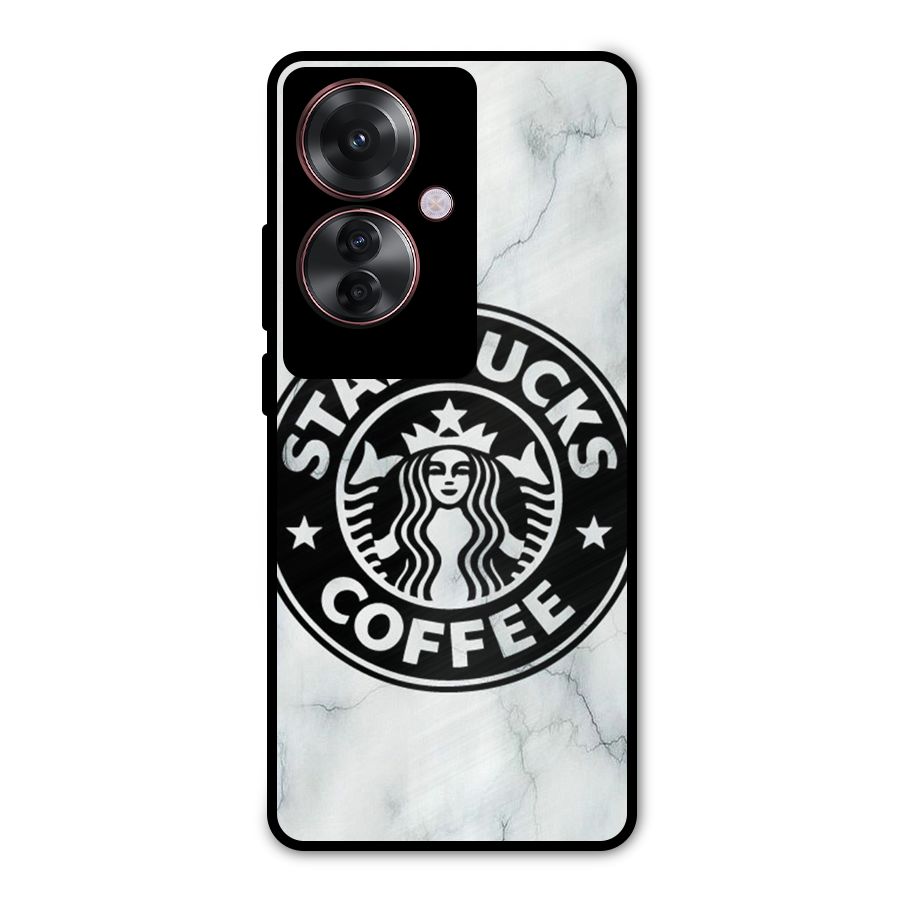 StarBuck Marble Metal Back Case for Oppo F25 Pro