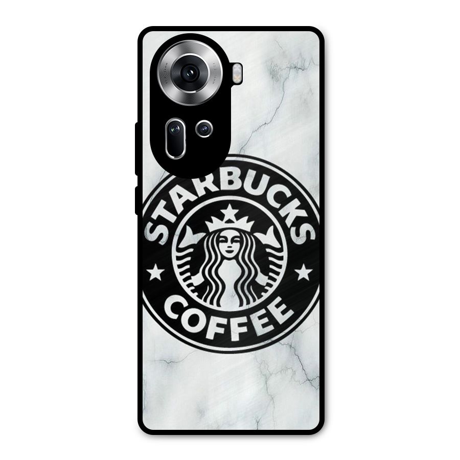 StarBuck Marble Metal Back Case for Oppo Reno11 5G