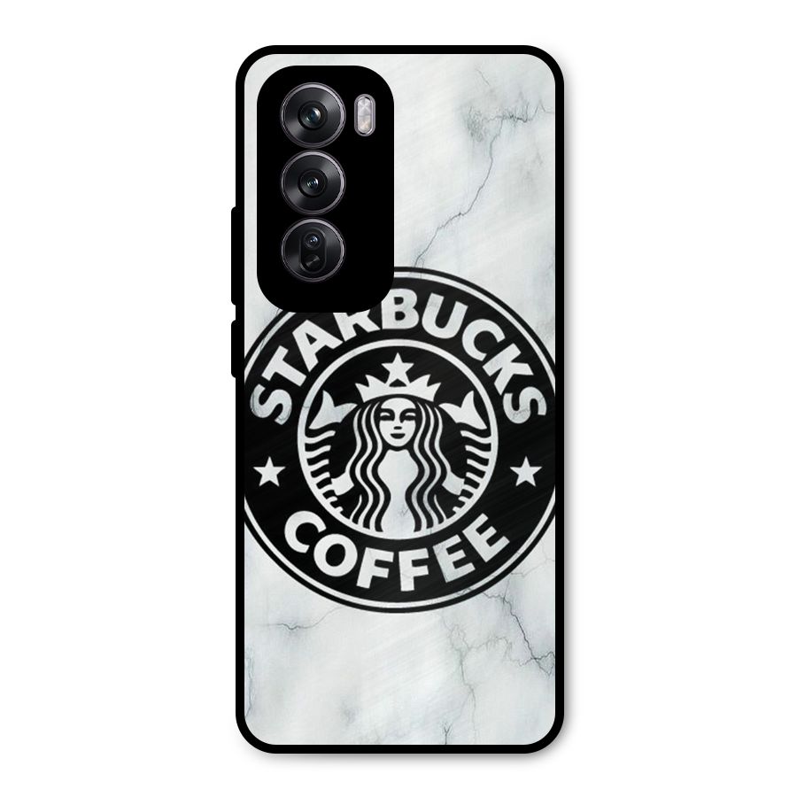 StarBuck Marble Metal Back Case for Oppo Reno12 Pro