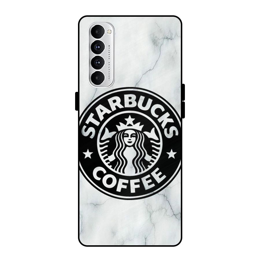 StarBuck Marble Metal Back Case for Oppo Reno4 Pro