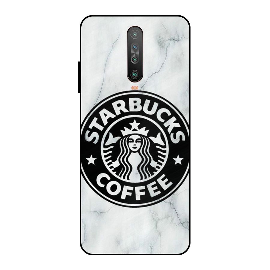StarBuck Marble Metal Back Case for Poco X2