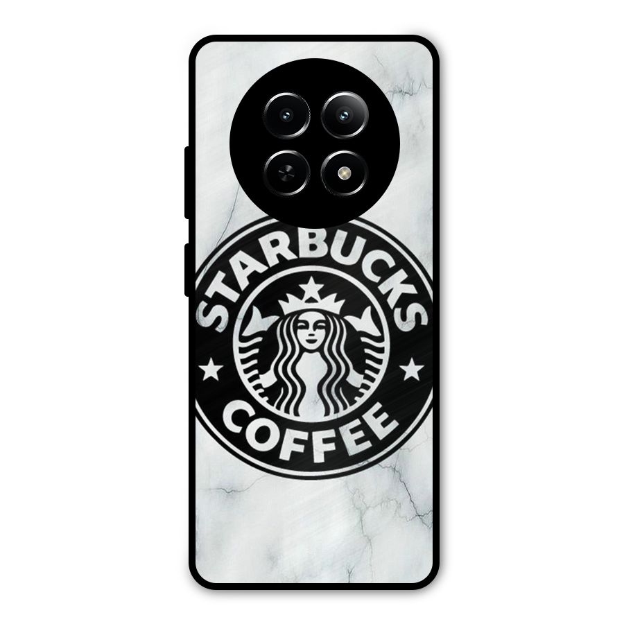 StarBuck Marble Metal Back Case for Realme 13