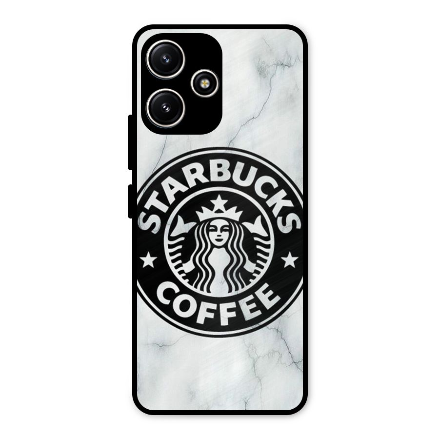 StarBuck Marble Metal Back Case for Redmi 12 5G