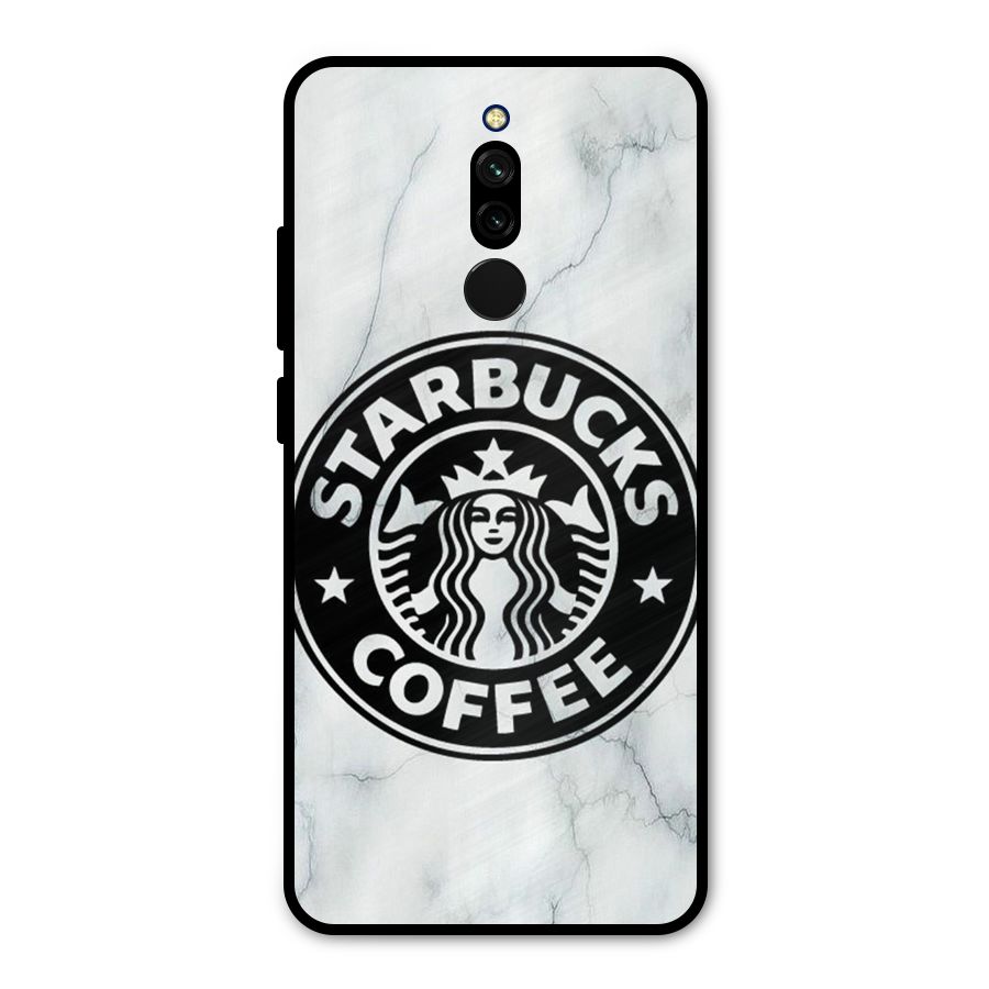 StarBuck Marble Metal Back Case for Redmi 8