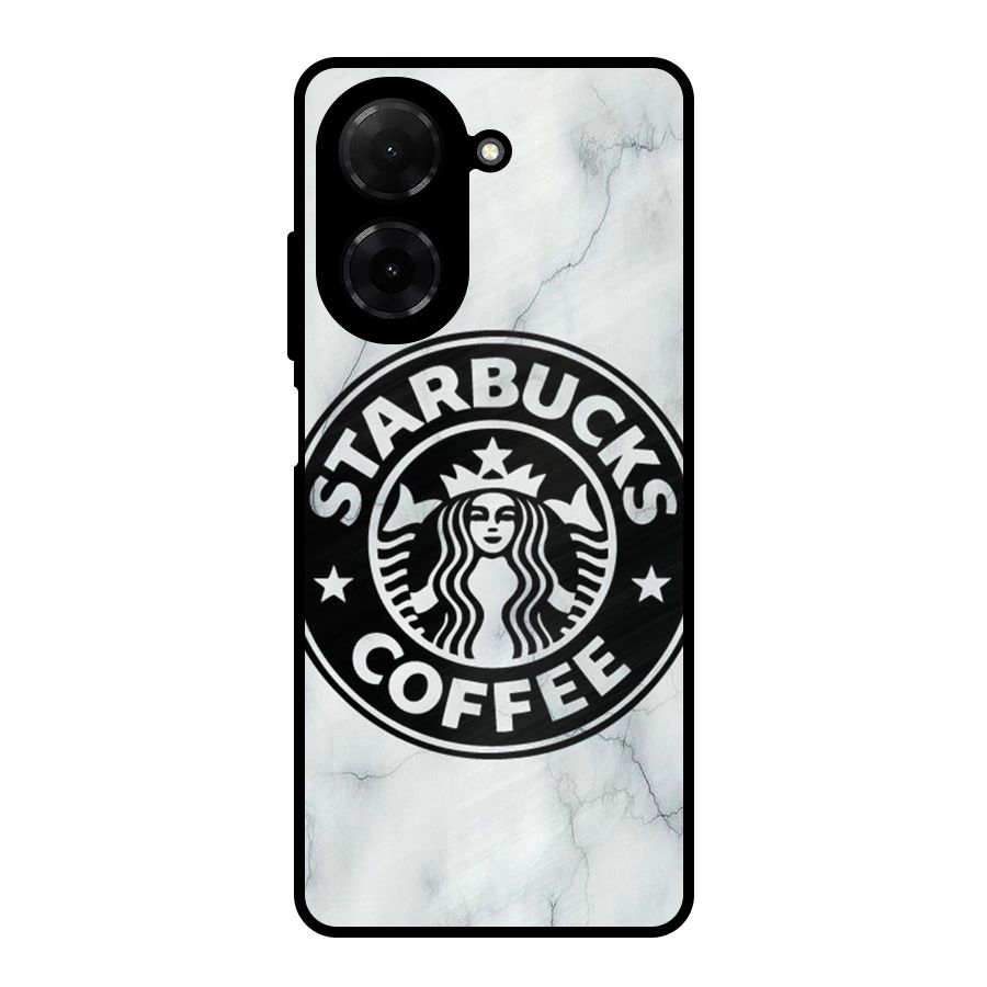 StarBuck Marble Metal Back Case for Redmi A5 4G