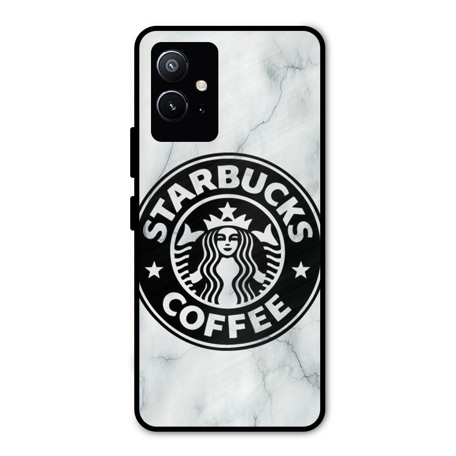 StarBuck Marble Metal Back Case for Vivo T1 5G