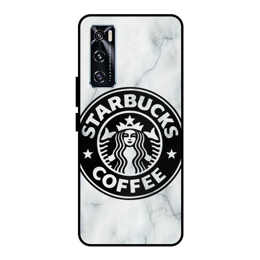 StarBuck Marble Metal Back Case for Vivo V20 SE
