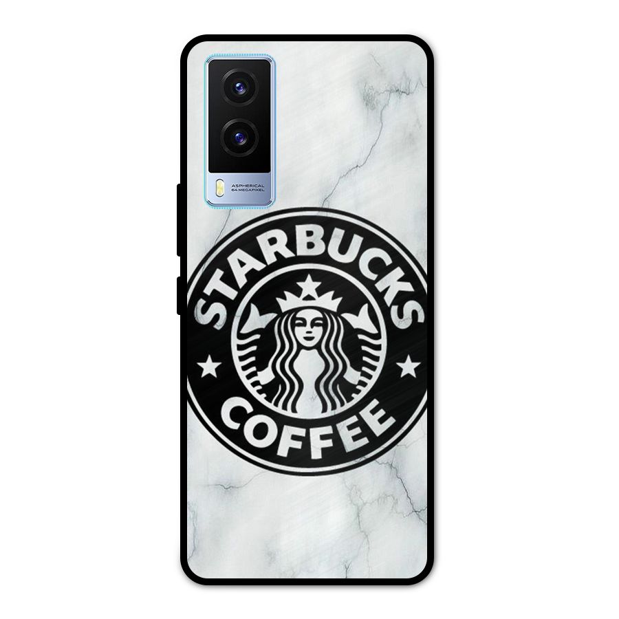 StarBuck Marble Metal Back Case for Vivo V21e 5G