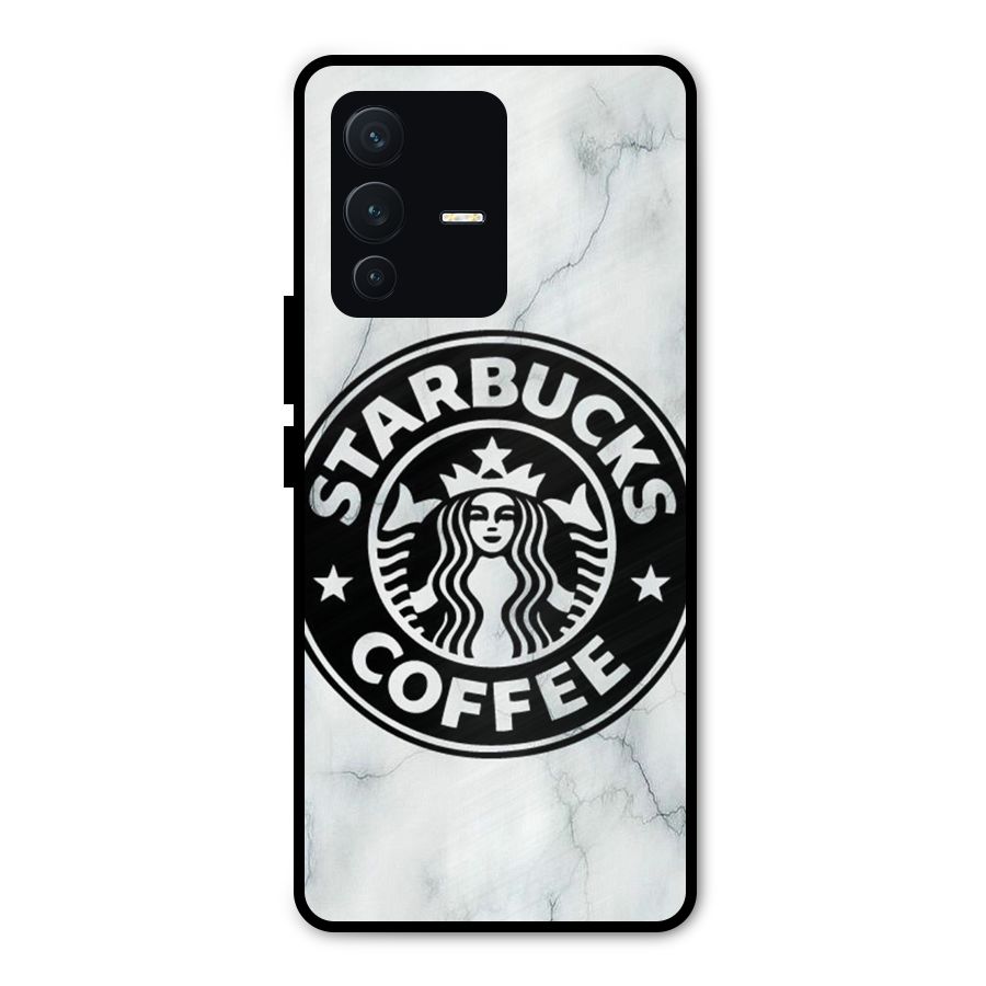 StarBuck Marble Metal Back Case for Vivo V23 Pro
