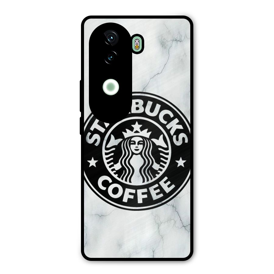 StarBuck Marble Metal Back Case for Vivo V40e