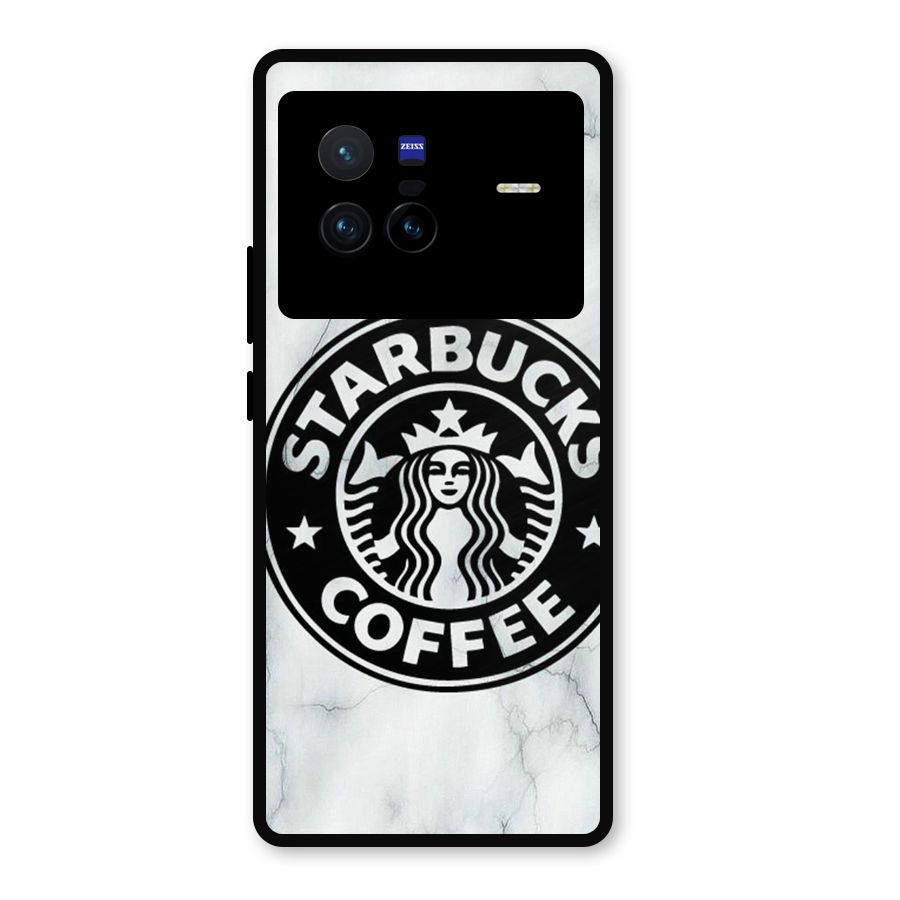 StarBuck Marble Metal Back Case for Vivo X80