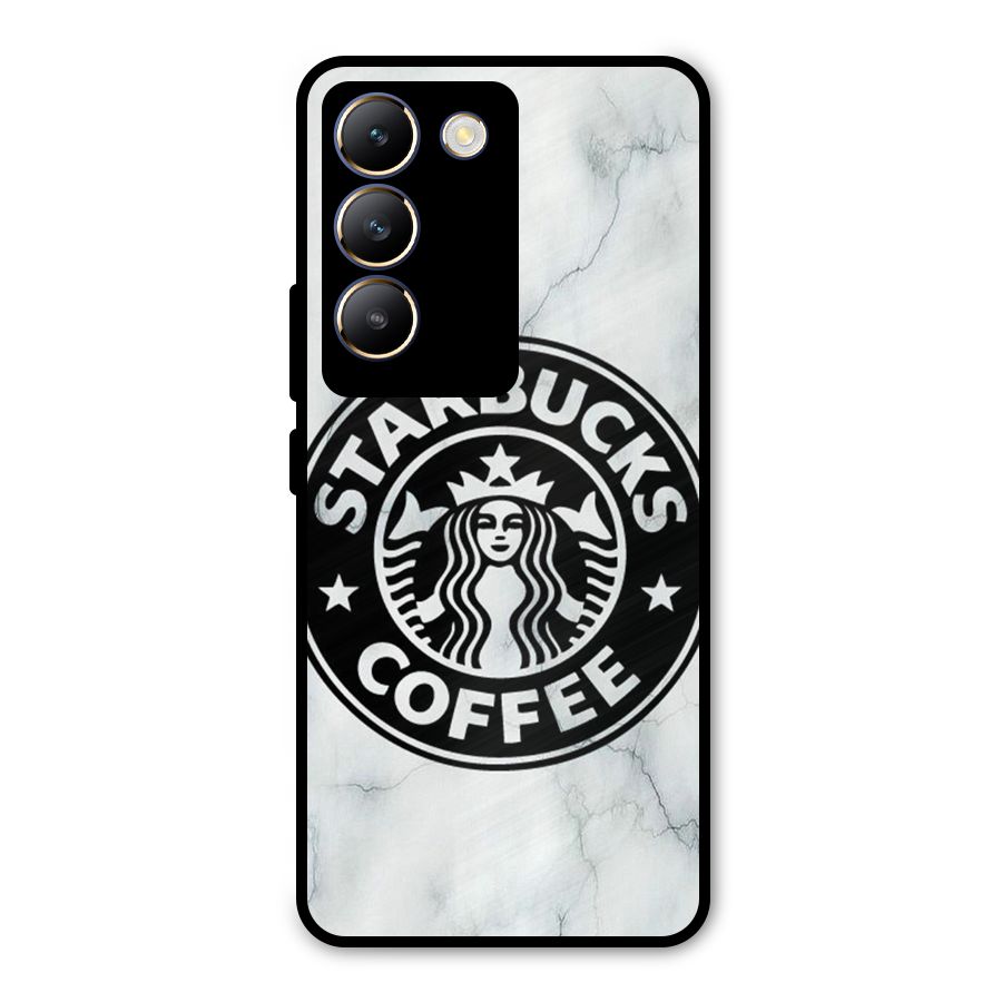StarBuck Marble Metal Back Case for Vivo Y200e