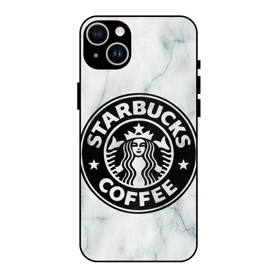 StarBuck Marble Metal Back Case for iPhone 14 Plus