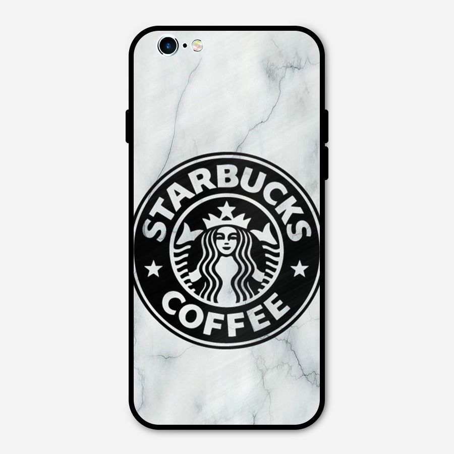 StarBuck Marble Metal Back Case for iPhone 6 6s