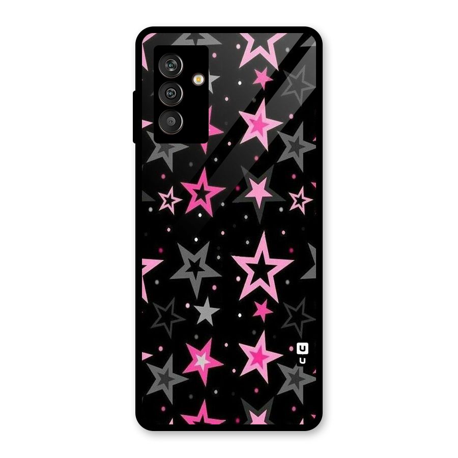 Star Outline Glass Back Case for Galaxy M13