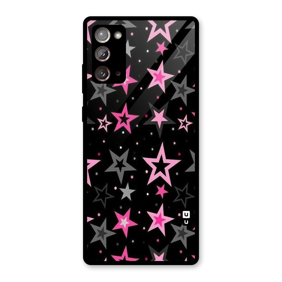 Star Outline Glass Back Case for Galaxy Note 20