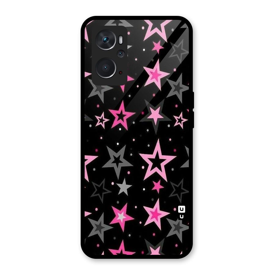 Star Outline Glass Back Case for Oppo K10 4G