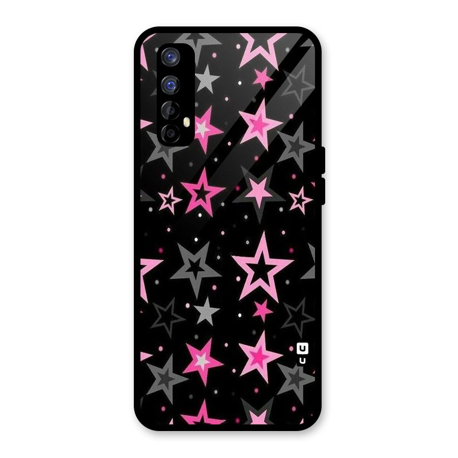Star Outline Glass Back Case for Realme Narzo 20 Pro