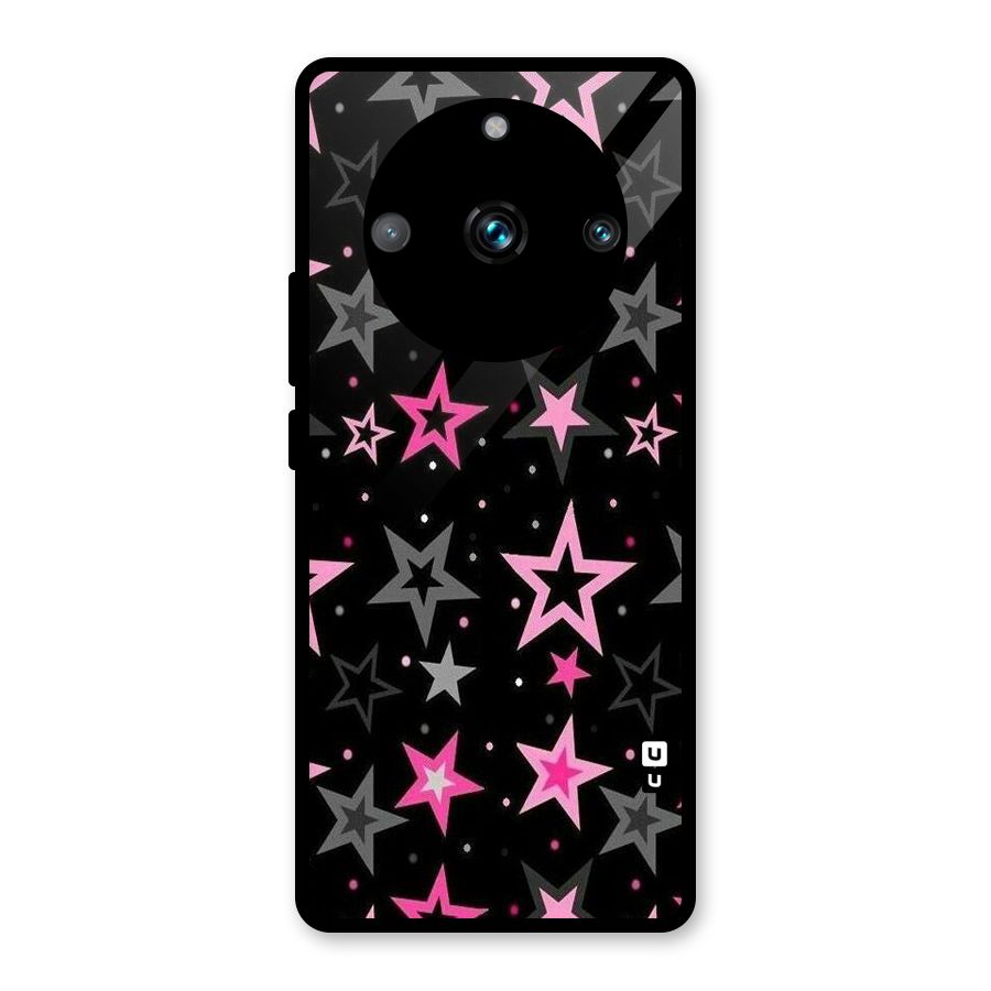 Star Outline Glass Back Case for Realme Narzo 60 Pro