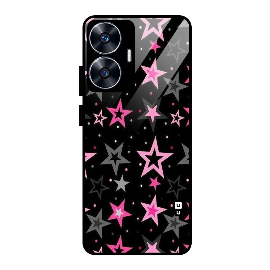 Star Outline Glass Back Case for Realme Narzo N55