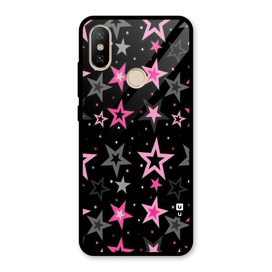 Star Outline Glass Back Case for Redmi A2
