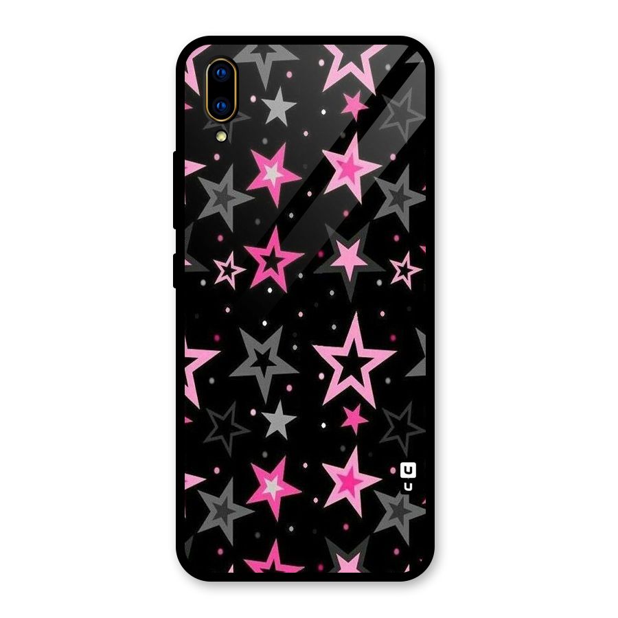 Star Outline Glass Back Case for Vivo V11 Pro