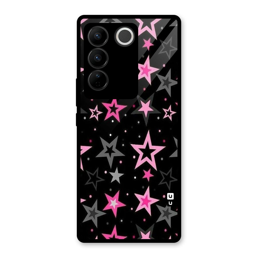 Star Outline Glass Back Case for Vivo V27