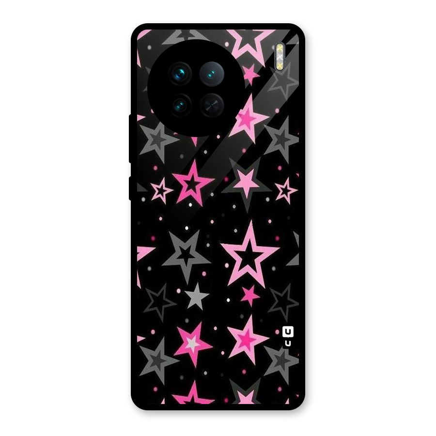 Star Outline Glass Back Case for Vivo X90