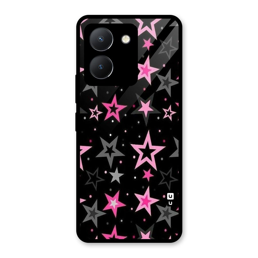 Star Outline Glass Back Case for Vivo Y36