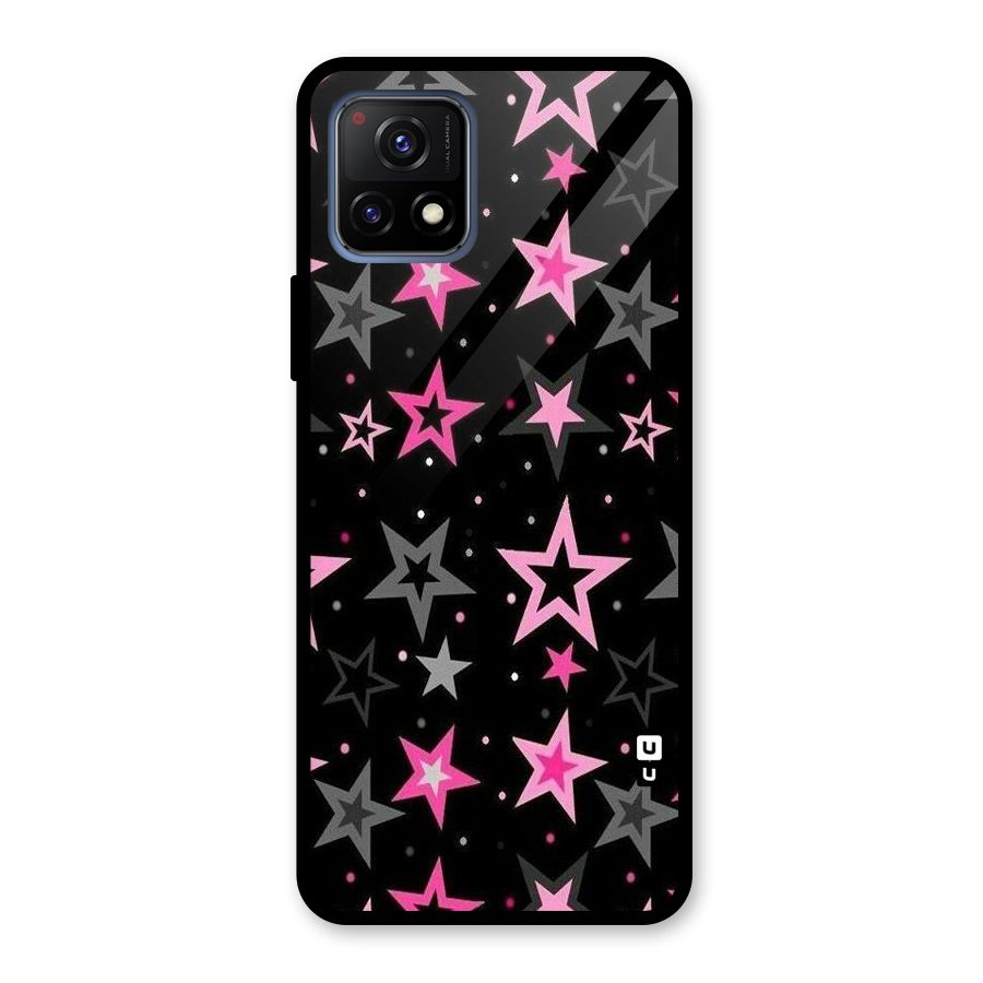 Star Outline Glass Back Case for Vivo Y72 5G