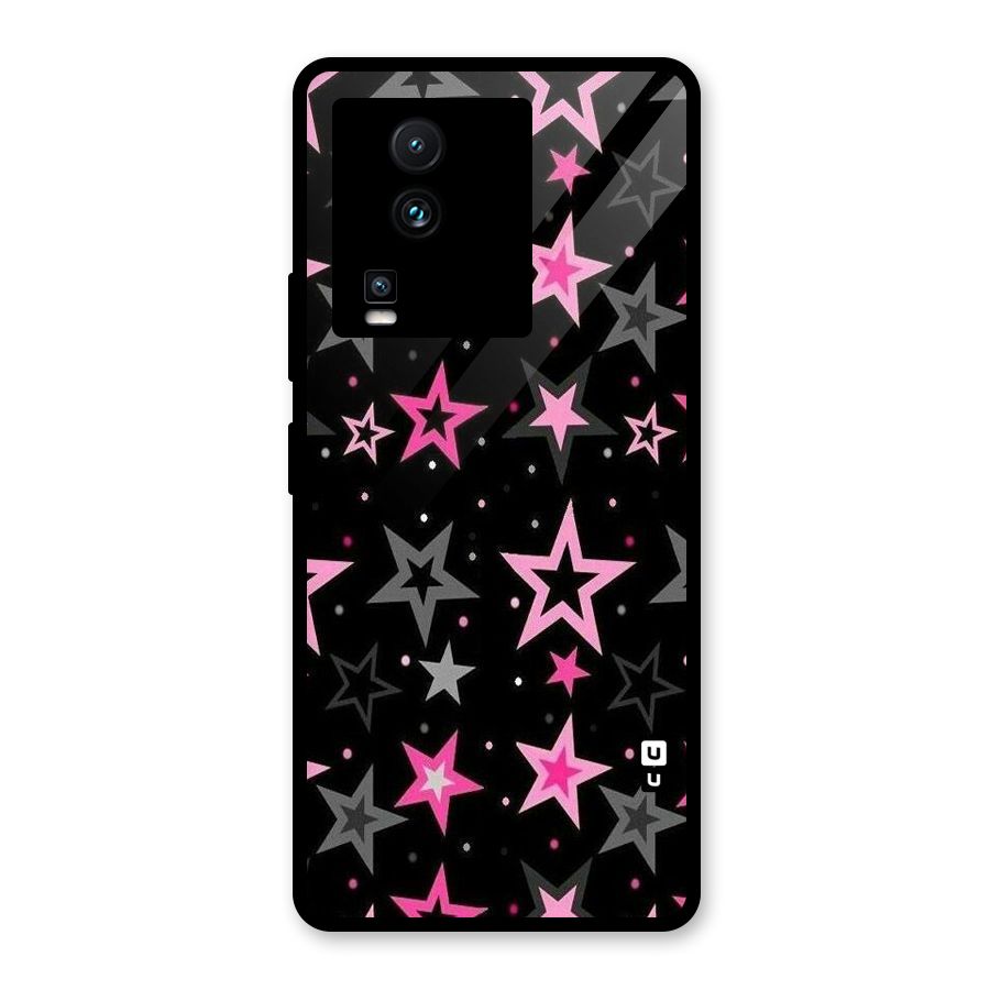 Star Outline Glass Back Case for Vivo iQOO Neo 7