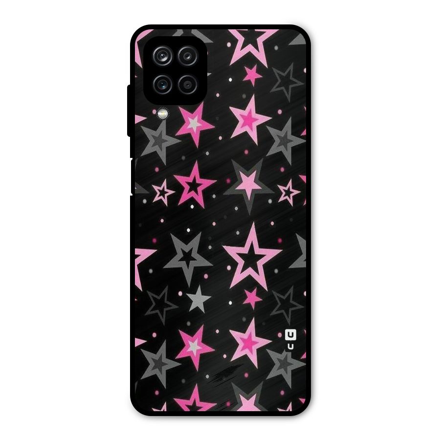 Star Outline Metal Back Case for Galaxy A12