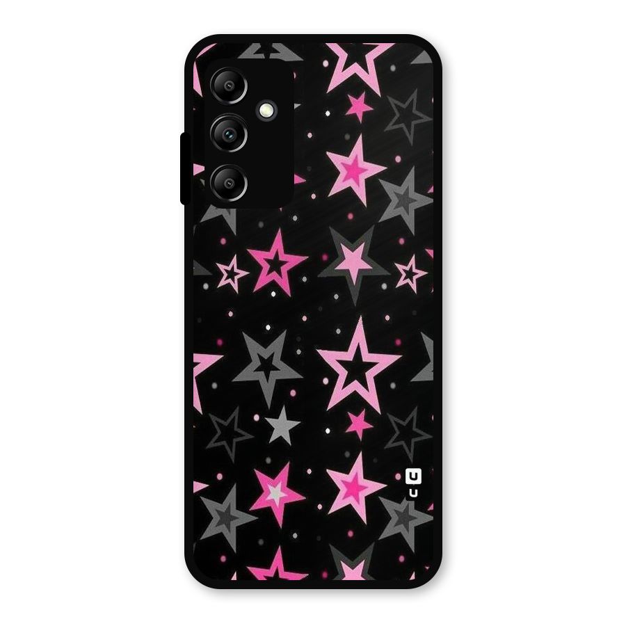 Star Outline Metal Back Case for Galaxy A14 5G