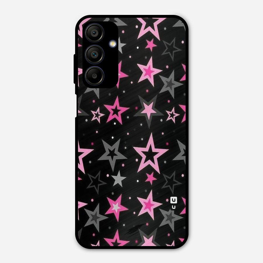 Star Outline Metal Back Case for Galaxy A15 5G