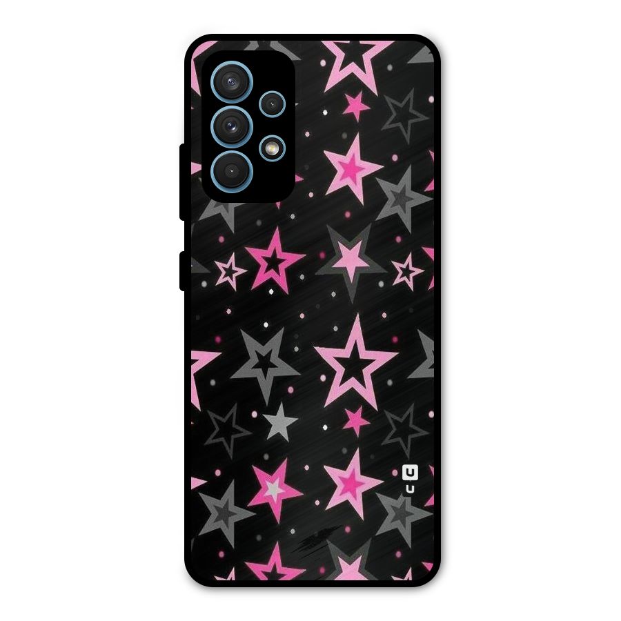 Star Outline Metal Back Case for Galaxy A32