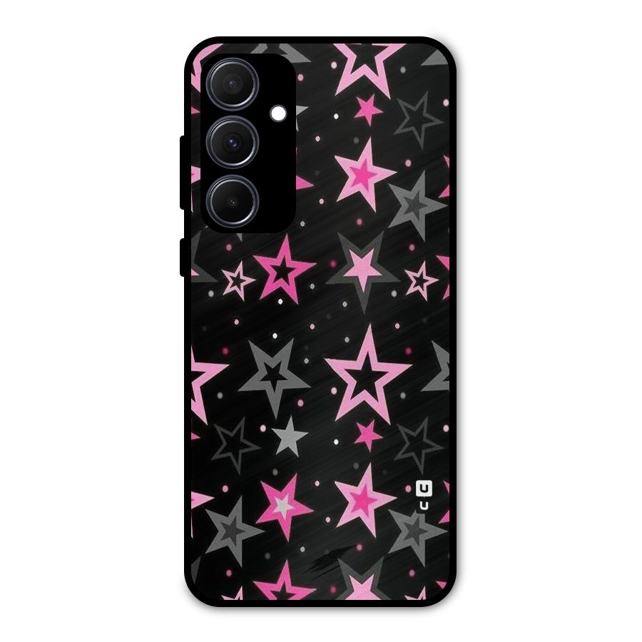 Star Outline Metal Back Case for Galaxy A35