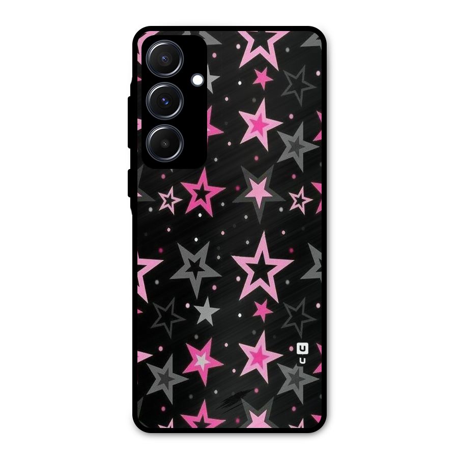 Star Outline Metal Back Case for Galaxy A55