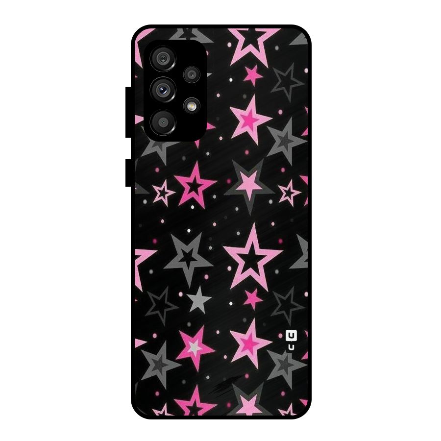 Star Outline Metal Back Case for Galaxy A73 5G