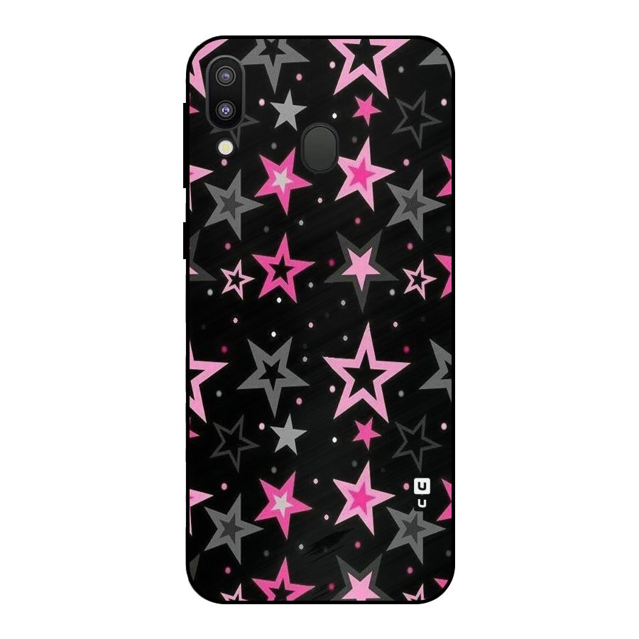 Star Outline Metal Back Case for Galaxy M20