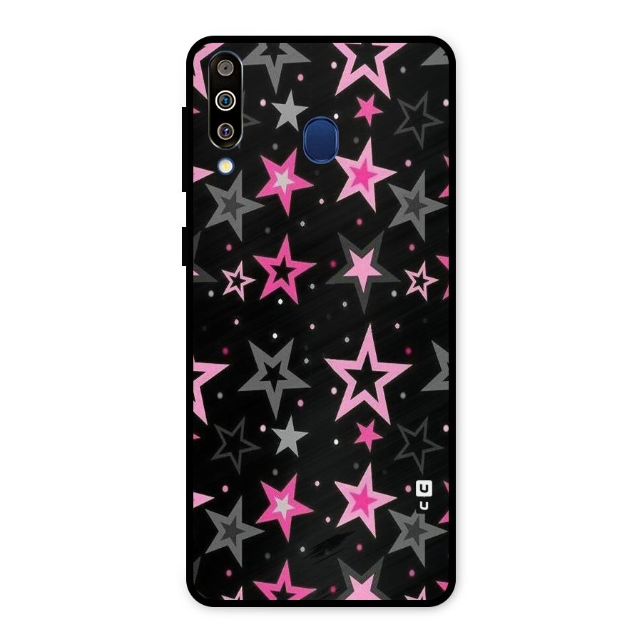 Star Outline Metal Back Case for Galaxy M30