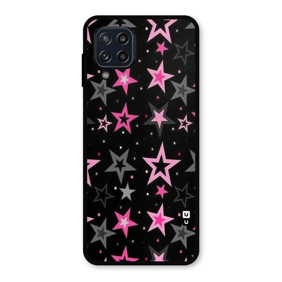 Star Outline Metal Back Case for Galaxy M32